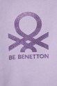 Dziewczynka United Colors of Benetton bluza bawełniana dziecięca 3J70G10D3.P.Seasonal fioletowy