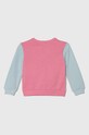 United Colors of Benetton bluza bawełniana dziecięca 3J70G10D3.P.Seasonal różowy SS24