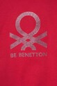 Dziewczynka United Colors of Benetton bluza bawełniana dziecięca 3J70G10D3.P.Seasonal różowy