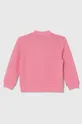 United Colors of Benetton gyerek melegítőfelső pamutból rózsaszín