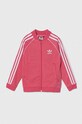 adidas Originals bluza dziecięca aplikacja różowy IN8476
