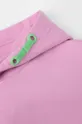 ružová Detská bavlnená mikina Coccodrillo