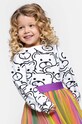 Coccodrillo bluza dziecięca wzorzyste biały WC4132101JPK