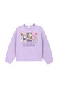 Coccodrillo bluza bawełniana dziecięca nadruk fioletowy WC4143101LGW