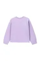 Otroški bombažen pulover Coccodrillo vijolična