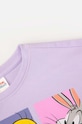 Dziewczynka Coccodrillo bluza bawełniana dziecięca WC4143101LGW fioletowy