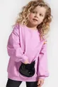 różowy Coccodrillo bluza dziecięca Dziewczęcy