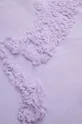 fialová Detská bavlnená mikina Coccodrillo
