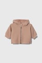Кофта для немовлят United Colors of Benetton з капюшоном рожевий 3NDKA5013.W.Seasonal