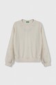 Дитяча бавовняна кофта United Colors of Benetton бавовна бежевий 3BC1C10ID.G.Seasonal
