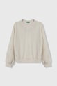 United Colors of Benetton bluza bawełniana dziecięca bawełna beżowy 3BC1C10ID.G.Seasonal