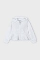 Mayoral bluza bawełniana dziecięca 3477.6H.Mini.PPYH biały SS24
