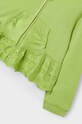 Dziewczynka Mayoral bluza bawełniana dziecięca 3477.6H.Mini.PPYH zielony