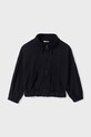 Mayoral bluza bawełniana dziecięca bawełna czarny 6461.8C.Junior.PPYH
