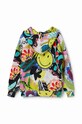 Desigual bluza bawełniana dziecięca 24SGSK11 multicolor SS24