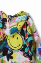 Desigual bluza bawełniana dziecięca multicolor 24SGSK11