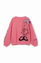ροζ Παιδική βαμβακερή μπλούζα Desigual Για κορίτσια
