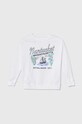 Abercrombie & Fitch bluza copii print alb KI252.4041