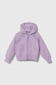 Dětská mikina Pinko Up s kapucí fialová S4PIBGZH190