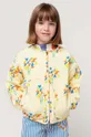 rumena Otroški bombažen pulover Bobo Choses Dekliški
