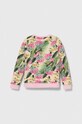 Guess bluza bawełniana dziecięca J4GQ01.KA6R3.PPYH zielony SS24
