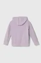 Otroški bombažen pulover Guess vijolična