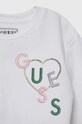 Dievča Detská bavlnená mikina Guess K4GQ00.KA6R3.PPYH biela