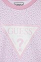 DÍVKA Dětská bavlněná mikina Guess K4GQ01.KA6R3.PPYH růžová