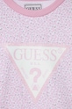 DÍVKA Dětská bavlněná mikina Guess K4GQ01.KA6R3.PPYH růžová