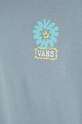 Fete Vans longsleeve din bumbac pentru copii DUAL BLOOM LS BFF VN000GANDSB albastru