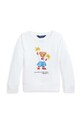 Polo Ralph Lauren bluza bawełniana dziecięca nadruk biały 312945063001