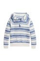 Detská mikina Polo Ralph Lauren s kapucňou modrá 313941119001