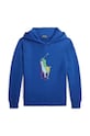 Παιδική μπλούζα Polo Ralph Lauren με κουκούλα μπλε 323925619002