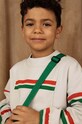Дитяча бавовняна кофта Mini Rodini бавовна сірий 2412012597