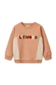 Otroški bombažen pulover Liewood Aude Placement Sweatshirt roza