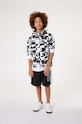 Dkny bluza bawełniana dziecięca z kapturem biały D60031.162.174