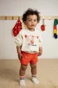 белый Детская хлопковая кофта Mini Rodini Детский