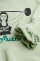 Mini Rodini bluza bawełniana dziecięca Club muscles zielony 2422014475