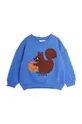 niebieski Mini Rodini bluza bawełniana dziecięca  Squirrel Dziecięcy