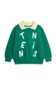 Παιδική βαμβακερή μπλούζα Mini Rodini  Tennis πράσινο