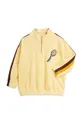 Παιδική βαμβακερή μπλούζα Mini Rodini  Tennis κίτρινο
