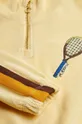 žltá Detská bavlnená mikina Mini Rodini  Tennis