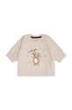 Детская хлопковая кофта That's mine Sora 0653121 бежевый SS24