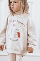 That's mine bluza dziecięca Finley z elastanem beżowy 0710114