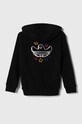 Dječja dukserica adidas Originals IS3226 crna SS24
