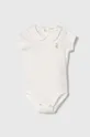 biały United Colors of Benetton body bawełniane niemowlęce Dziecięcy