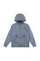 Levi's hanorac de bumbac pentru copii LVB CHAMBRAY ANORAK uni albastru 9EK395