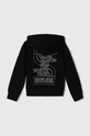 The North Face bluza dziecięca NEW GRAPHIC HOODIE NF0A877V czarny SS24