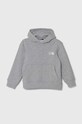 Μπλούζα The North Face OVERSIZED HOODIE μελανζέ γκρί NF0A89PF