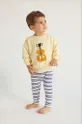 rumena Bombažen pulover za dojenčka Bobo Choses Otroški